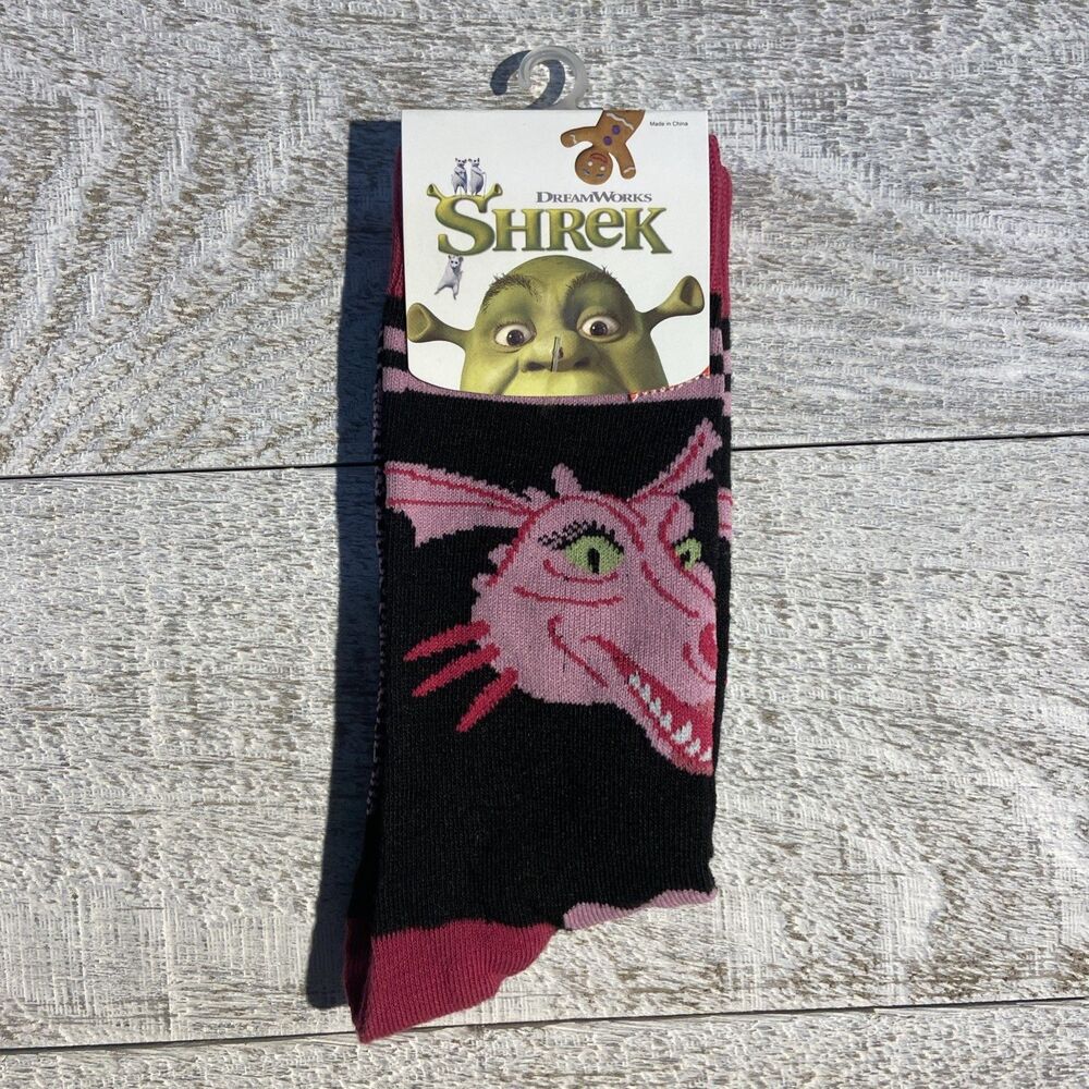 Men's Crew Socks - Size 8-12 - Dreamworks Shrek - #D070
